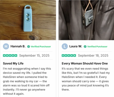 Halo Siren Personal Safety Alarm Customer Reviews