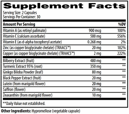 iGenics supplement facts